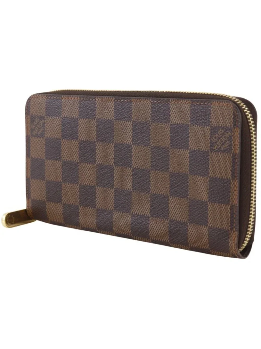 Louis Vuitton Zippy Wallet Damier Canvas Brown